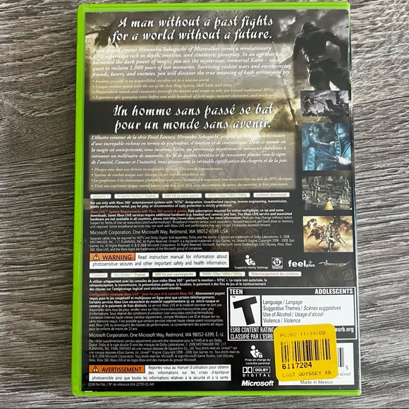 Xbox 360 Lost Odyssey (Hidden Gem JRPG) - Picture 2 of 7